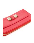 Rosafarbene Lederbrieftaschen - 20x11 cm - Sehr guter Zustand