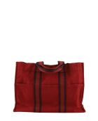 Bolsos de tela roja - 42x10x30 cm - Muy buen estado