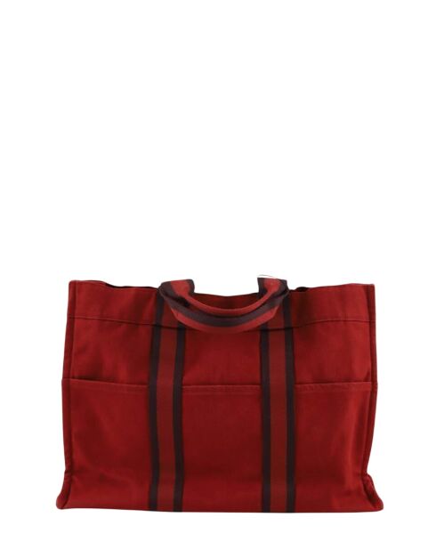 Bolsos de tela roja - 42x10x30 cm - Muy buen estado