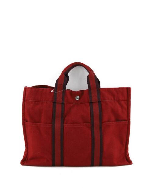 Bolsos de tela roja - 42x10x30 cm - Muy buen estado