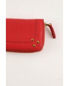 Portafogli in pelle rossa - Buone condizioni