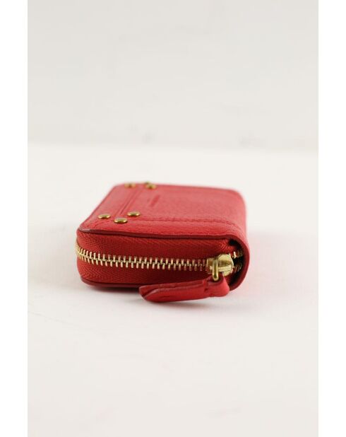 Portafogli in pelle rossa - Buone condizioni