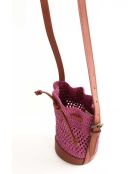 Bolsos de piel rosa - En muy buen estado