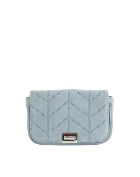 Bolsos de gamuza azul - 17x4,5x11 cm - En muy buen estado