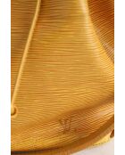 Gele leren handtassen - 38x26x19 cm - Goede conditie