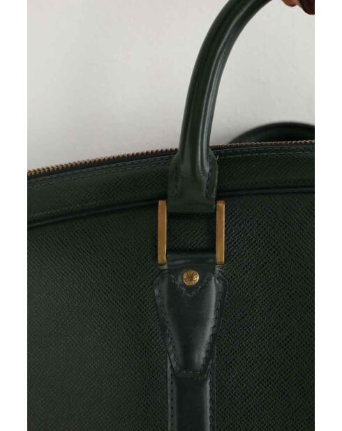 Bolsos de viaje de piel verde - 56x16x41 cm - En buen estado