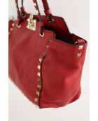 Sacs à main en cuir rouge - 26x10x18 cm - Bon état