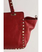 Sacs à main en cuir rouge - 26x10x18 cm - Bon état