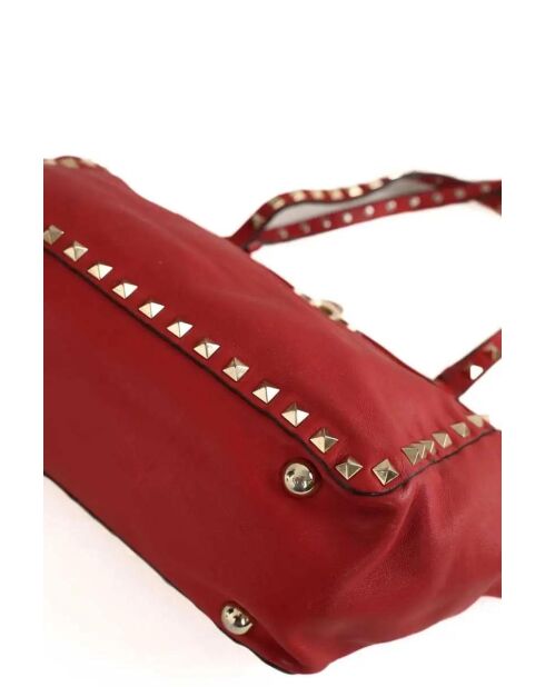 Sacs à main en cuir rouge - 26x10x18 cm - Bon état