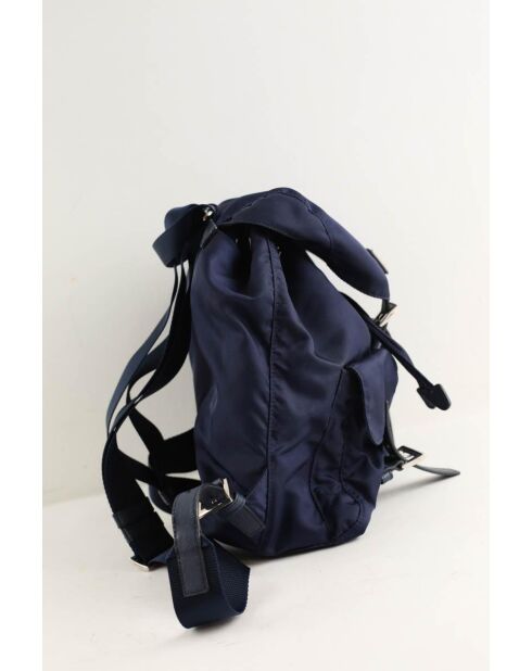 Sacs à Dos en synthétique marine - 32x12x27 cm - Bon état