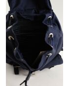 Sacs à Dos en synthétique marine - 32x12x27 cm - Bon état