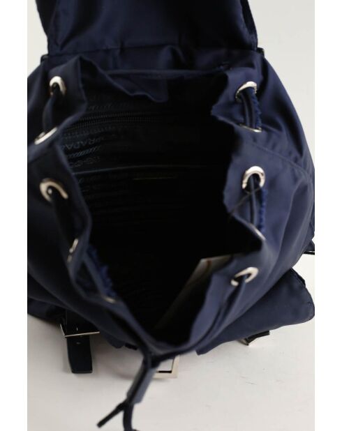 Sacs à Dos en synthétique marine - 32x12x27 cm - Bon état