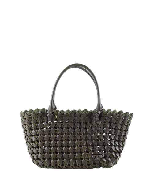 Bolsos de piel caqui - 49x23x17 cm - Muy buen estado