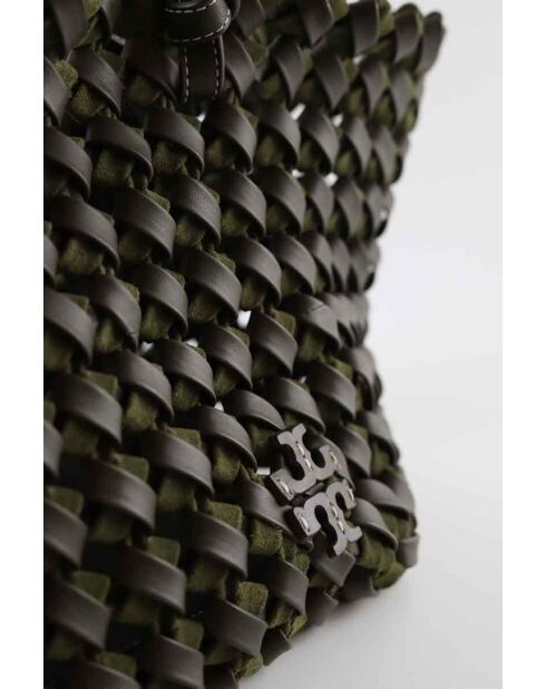 Bolsos de piel caqui - 49x23x17 cm - Muy buen estado