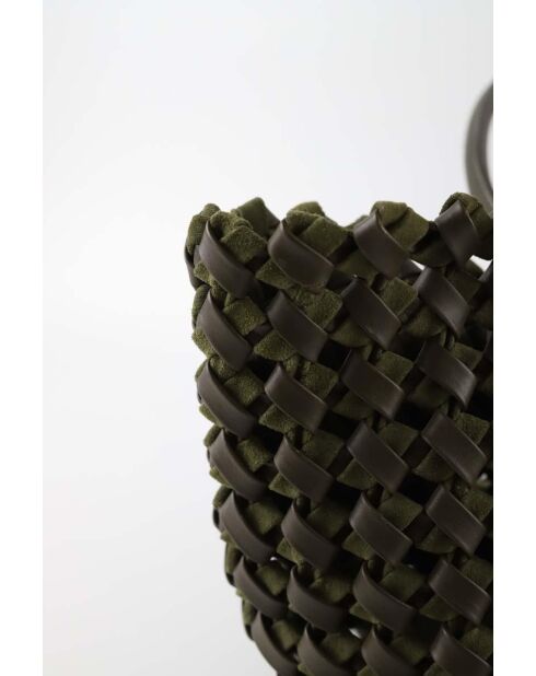 Bolsos de piel caqui - 49x23x17 cm - Muy buen estado