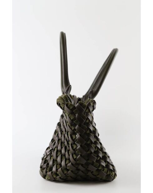 Bolsos de piel caqui - 49x23x17 cm - Muy buen estado