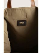 Bolsos de tela marrón - 32x10x42 cm - Muy buen estado