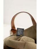 Bolsos de tela marrón - 32x10x42 cm - Muy buen estado