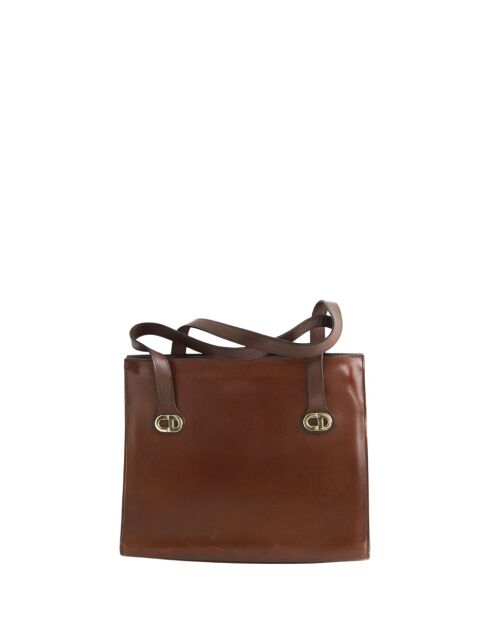 Borse in pelle marrone - 28x23x8 cm - Buone condizioni