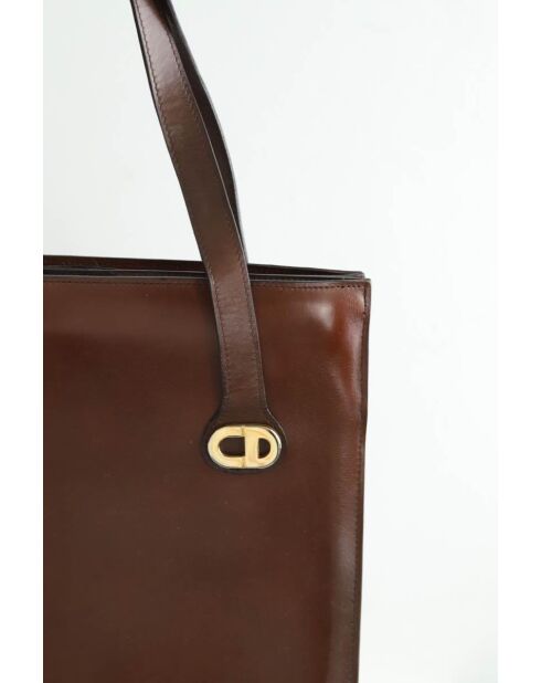 Borse in pelle marrone - 28x23x8 cm - Buone condizioni