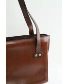 Bolsos de cuero marrón - 28x23x8 cm - En buen estado