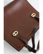 Bolsos de cuero marrón - 28x23x8 cm - En buen estado