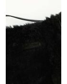 Schwarze Handtaschen aus Kunstfell - 32x16x3 cm - Sehr guter Zustand