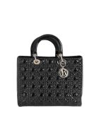 Bolsos de charol negros - 33x9x25 cm - En buen estado