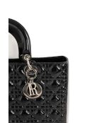 Bolsos de charol negros - 33x9x25 cm - En buen estado