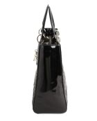 Bolsos de charol negros - 33x9x25 cm - En buen estado