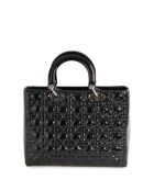 Bolsos de charol negros - 33x9x25 cm - En buen estado