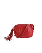 Bolsos de piel roja - 20x6x15,5 cm - En muy buen estado