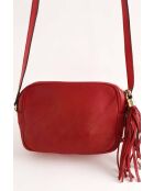 Bolsos de piel roja - 20x6x15,5 cm - En muy buen estado