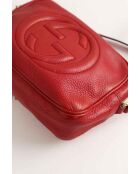 Bolsos de piel roja - 20x6x15,5 cm - En muy buen estado