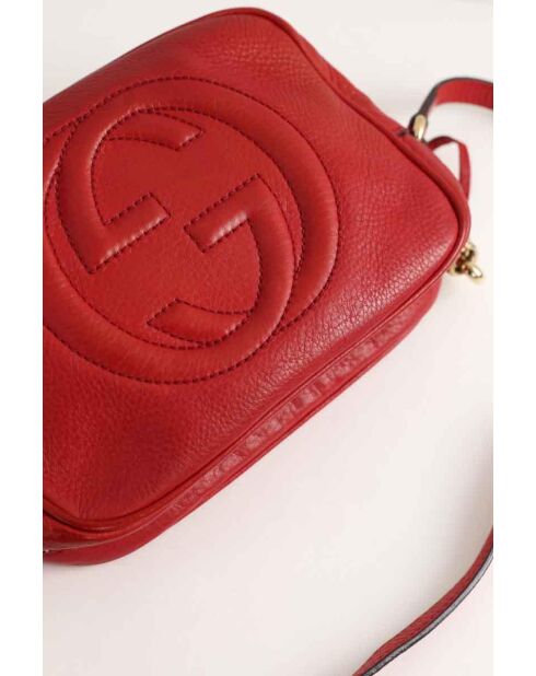 Bolsos de piel roja - 20x6x15,5 cm - En muy buen estado