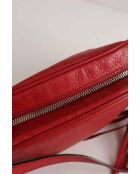 Bolsos de piel roja - 20x6x15,5 cm - En muy buen estado