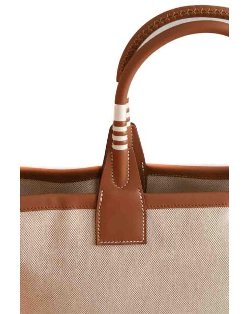 Borse in tessuto beige - 15x15x23 cm - Mai indossate