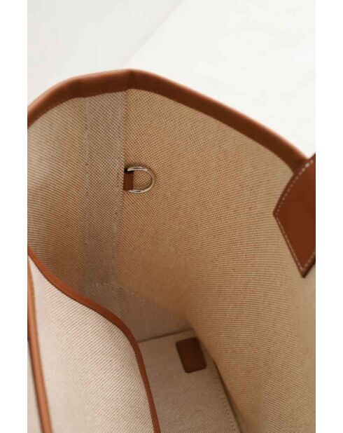 Borse in tessuto beige - 15x15x23 cm - Mai indossate