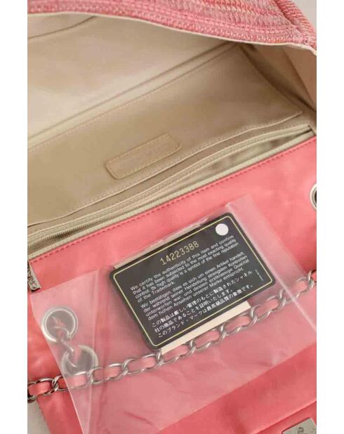 Bolsos de piel rosa - 25x10,5x18,5 cm - Muy buen estado