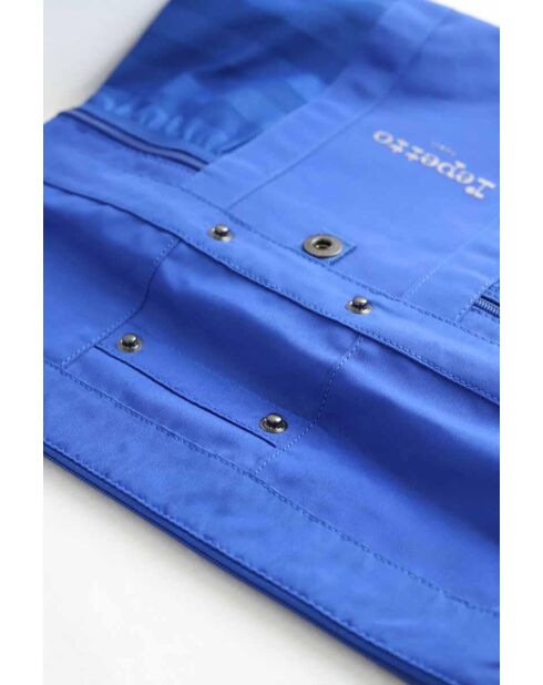 Borse in tessuto blu - 42,5x13x29 cm - Mai indossate con etichetta