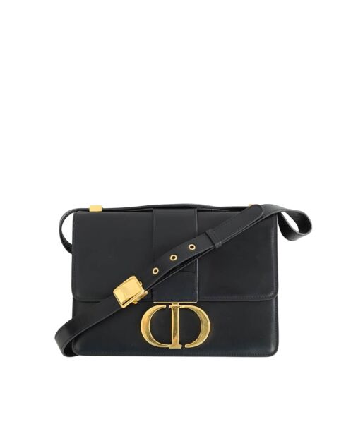 Zwarte leren handtassen - 23x4x17 cm - Goede conditie