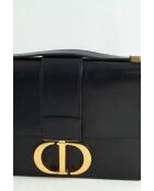 Zwarte leren handtassen - 23x4x17 cm - Goede conditie