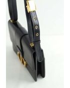 Zwarte leren handtassen - 23x4x17 cm - Goede conditie