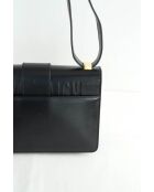 Zwarte leren handtassen - 23x4x17 cm - Goede conditie