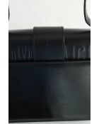 Zwarte leren handtassen - 23x4x17 cm - Goede conditie