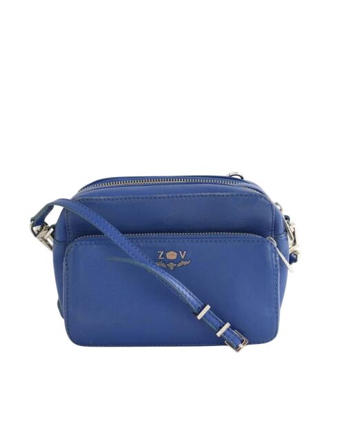 Bolsos de cuero azul - En buen estado