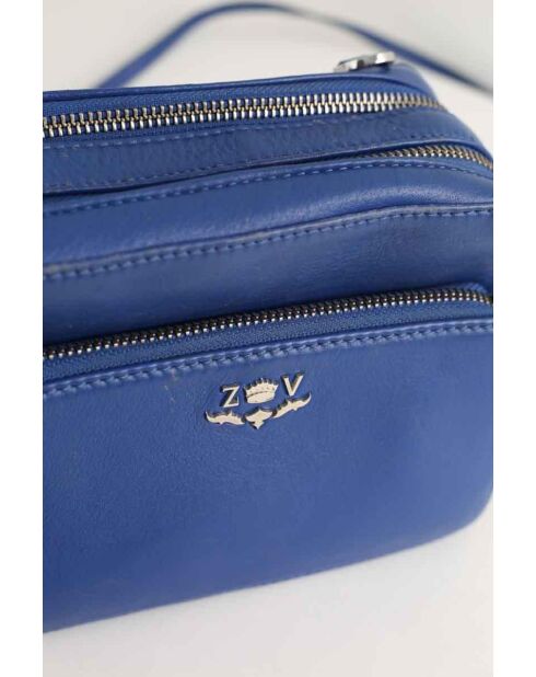 Bolsos de cuero azul - En buen estado