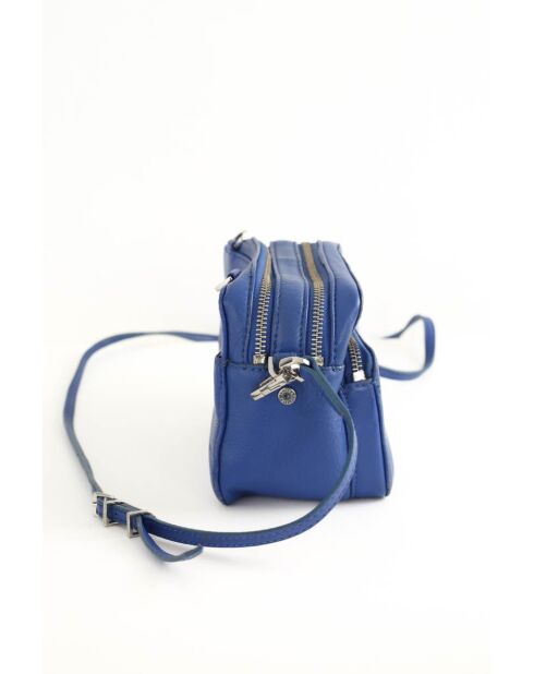 Bolsos de cuero azul - En buen estado