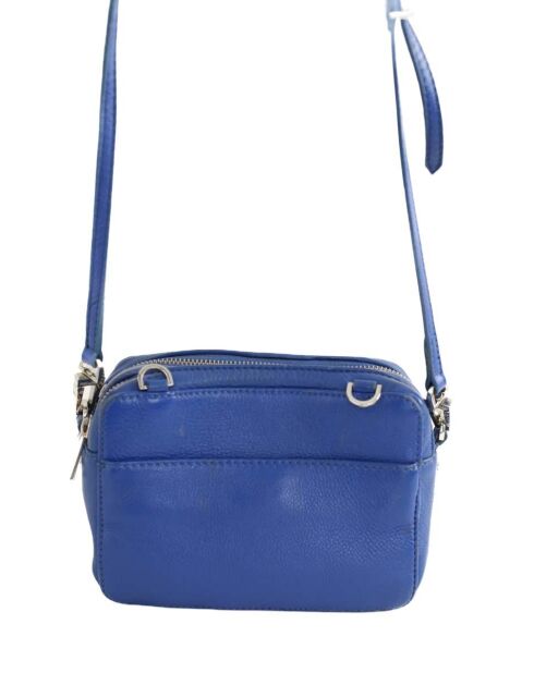 Bolsos de cuero azul - En buen estado