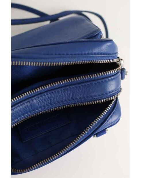 Bolsos de cuero azul - En buen estado